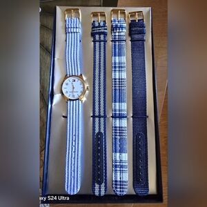 Unisex TOMMY HILFIGER WATCH with interchangeable straps/box